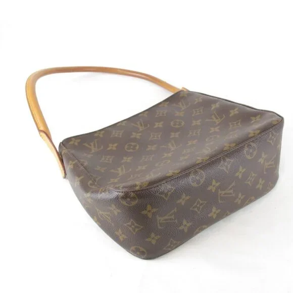 LOUIS VUITTON Brown Monogram Canvas Looping MM Shoulder Bag - Picture 6 of 10